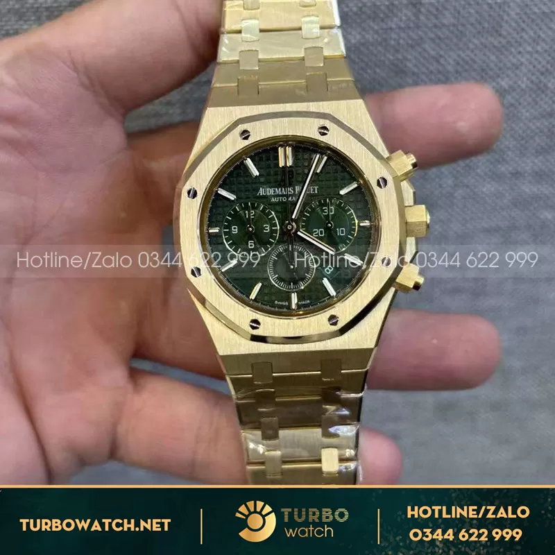 Đồng hồ audemars piguet royal oak 26331 chronograph green dial limited edition 41mm