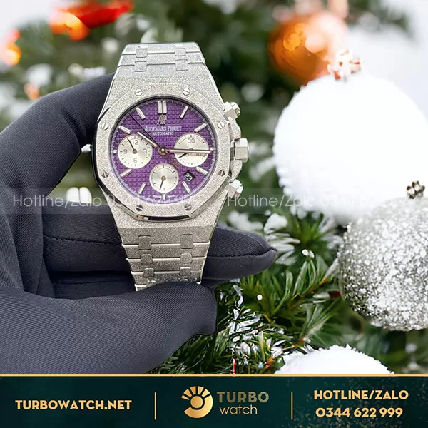 Đồng hồ audemars piguet royal oak frosted gold 26331 white gold