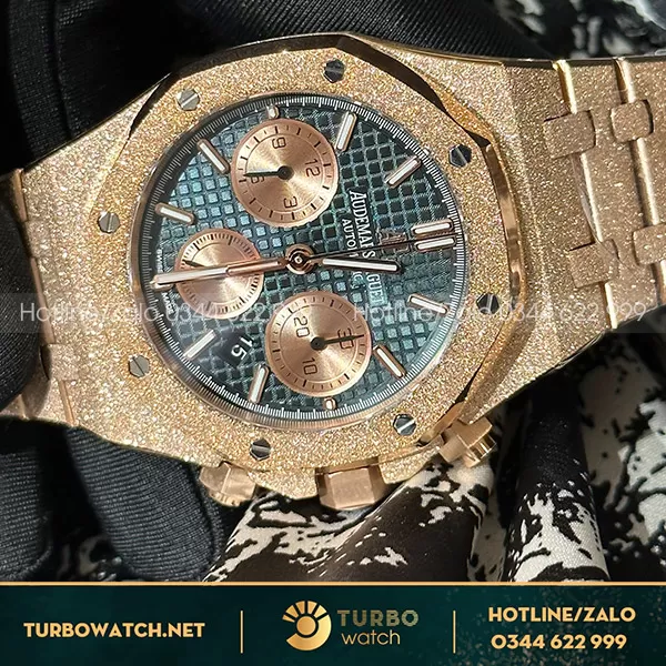 Đồng hồ audemars piguet royal oak froster gold 26331 replica