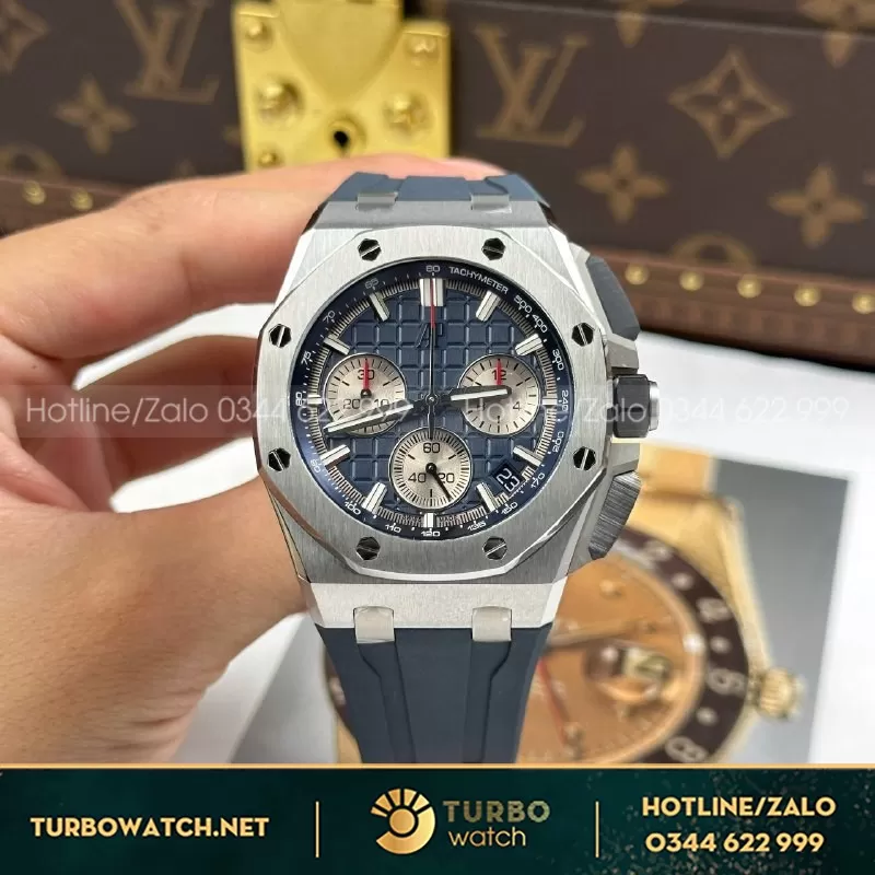 Đồng Hồ Audemars Piguet Royal Oak Offshore Chronograph 26420 • size 43mm - độ dày 14.5mm (tương đương chính hãng)
