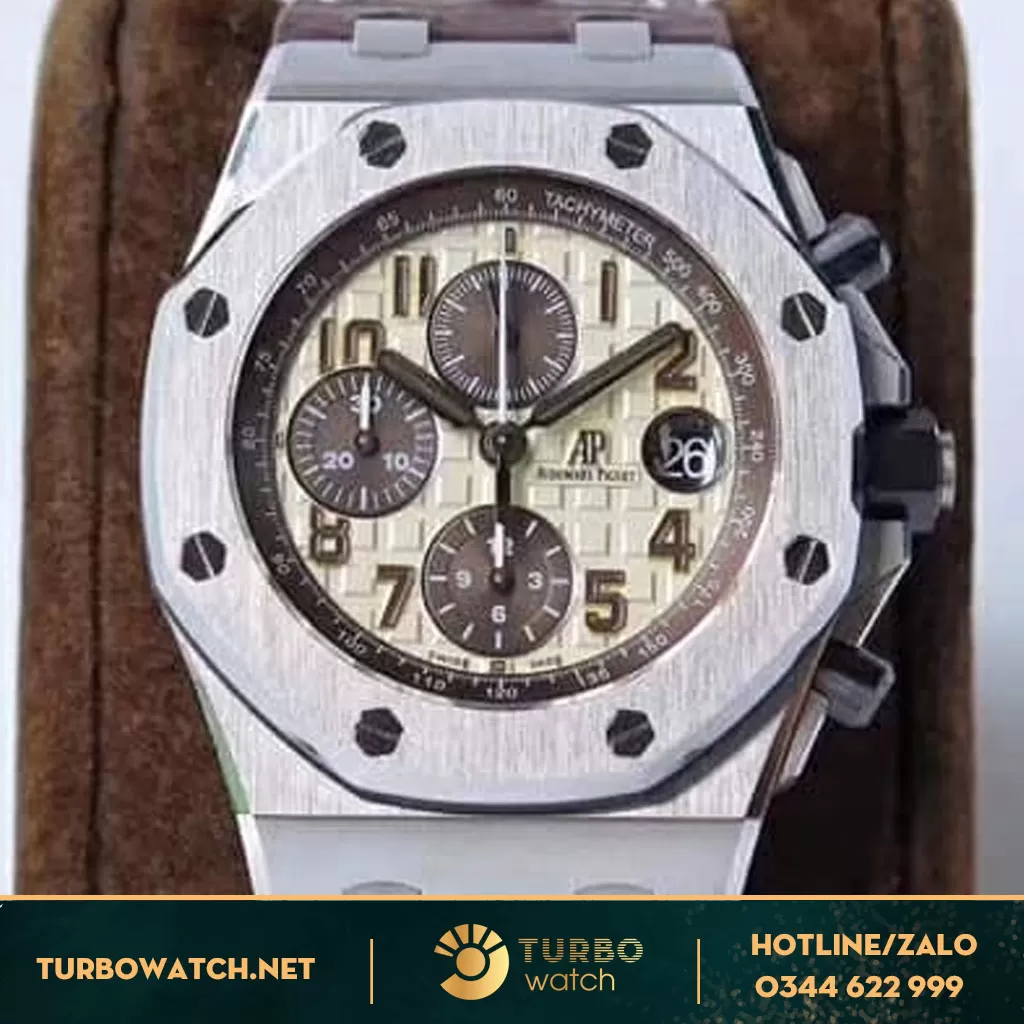 đồng hồ Audemas piguet fake 1-1 CHRONOGRAPH Brown 