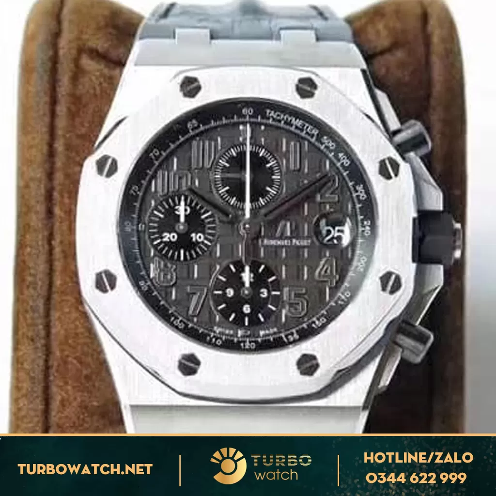 đồng hồ Audemas piguet fake 1-1 OFFSHORE STAINLESS GREY