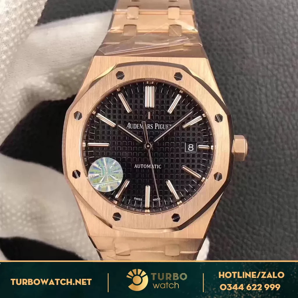 đồng hồ Audemas piguet fake 1-1 Selfwinding Gold black 