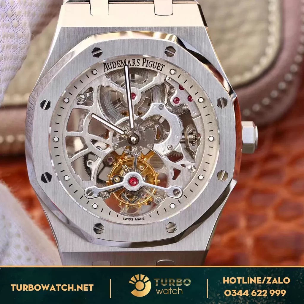 đồng hồ Audemas piguet fake 1-1 Tourbillon Extra-Thin Openworked
