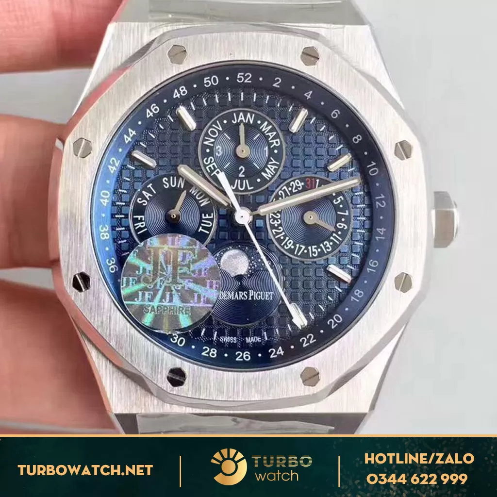 Đồng hồ Audemas piguet Royal Oak fake 1-1 Calendar BLUE
