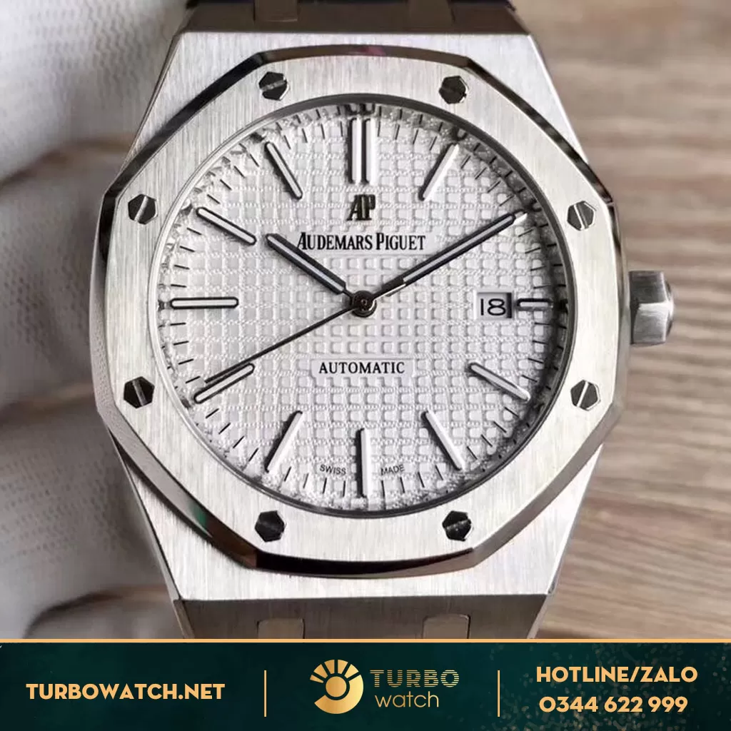 đồng hồ Audemas piguet siêu cấp 1-1Royal Oak white