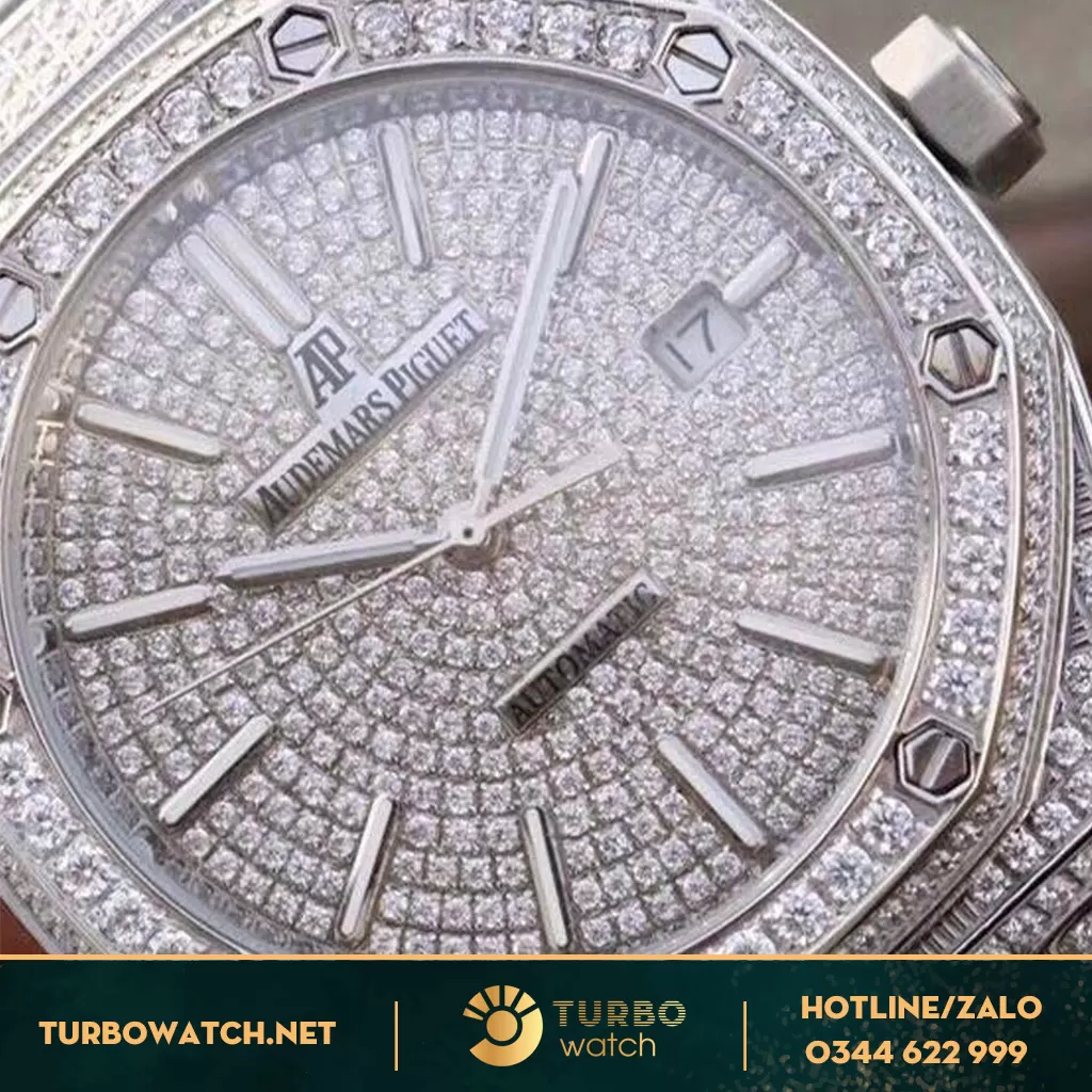 đồng hồ Audemas piguet super fake 1-1 CUSTOM full DIAMOND 