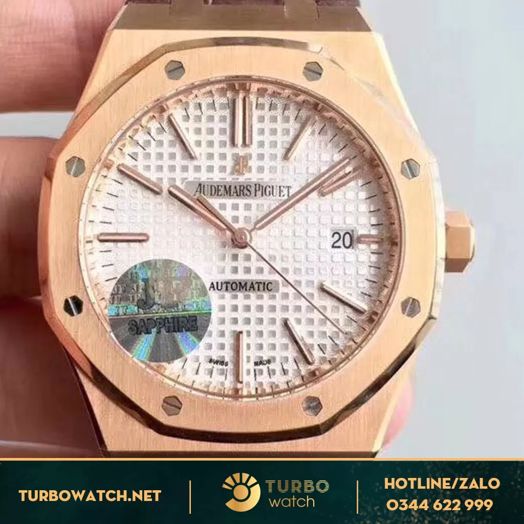 đồng hồ Audemas piguet super fake 1-1 Selfwinding white