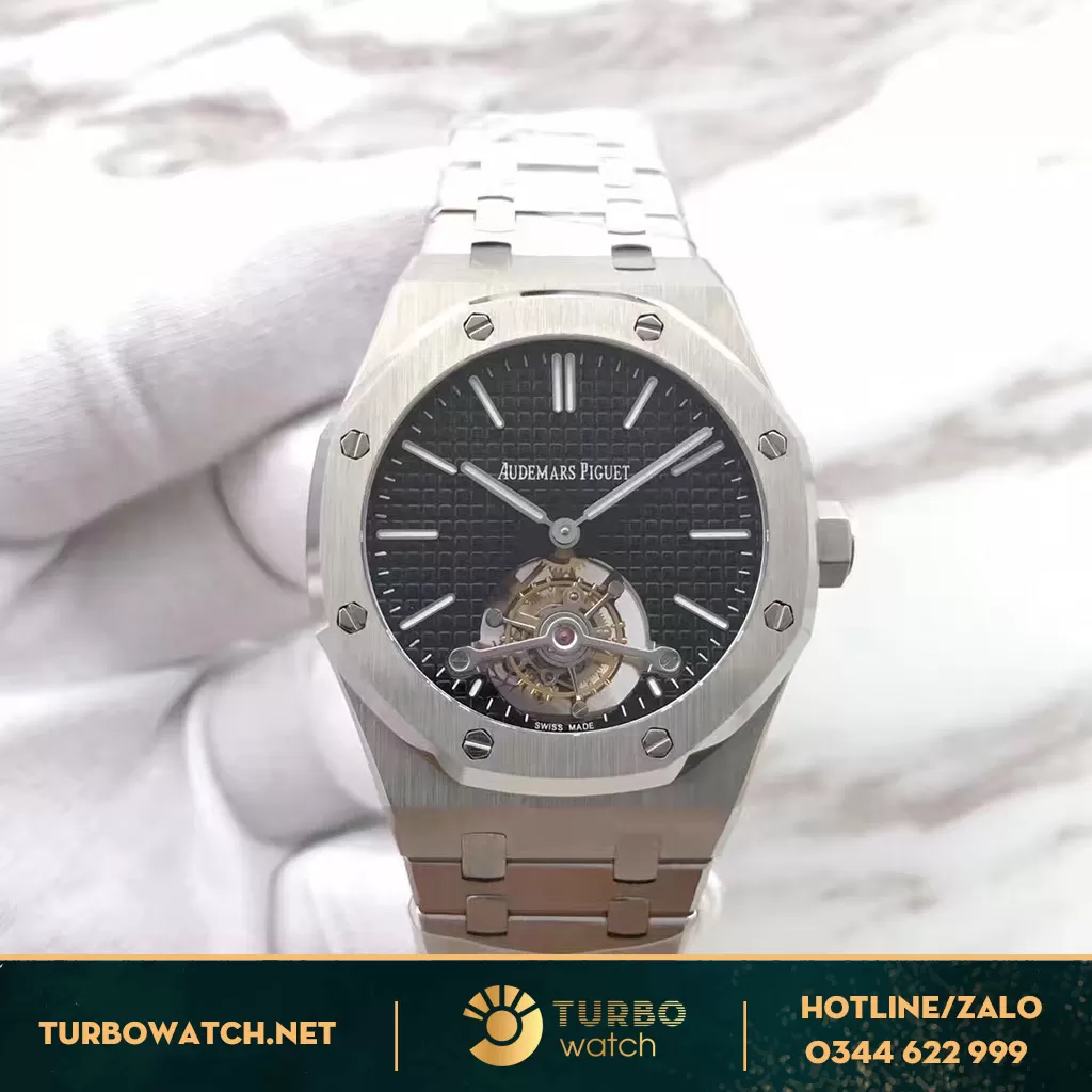 đông hồ Audermars Piguet Siêu cấp 1-1 Tourbillon Extra-Thin: black 
