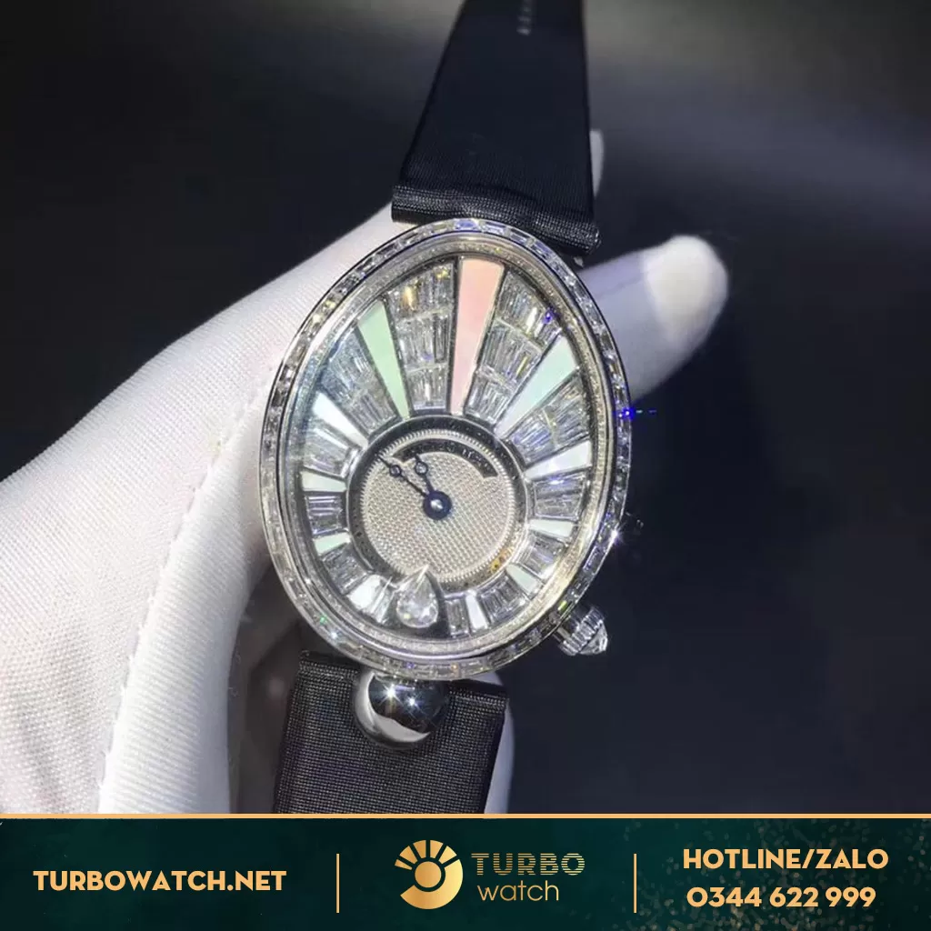 đồng hồ breguet nữ Chế Tác Vàng Khối 18k Kim Cương Thiên Nhiên 