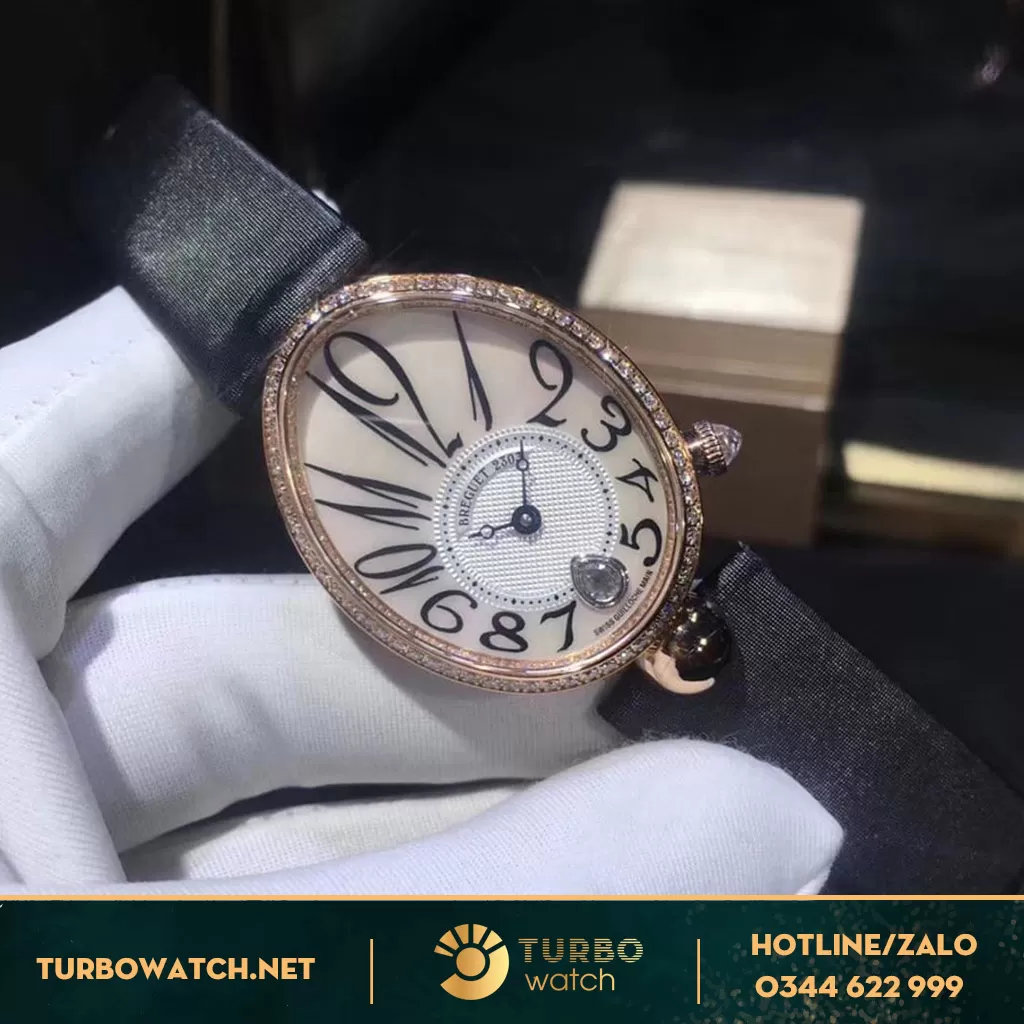 Đồng hồ breguet nữ chế tác vàng khối 18k kim thiên nhiên 