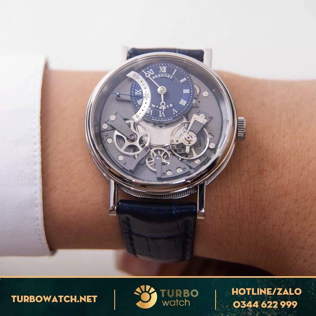 Đồng Hồ Breguet Tradition 7027 Xanh Replica 