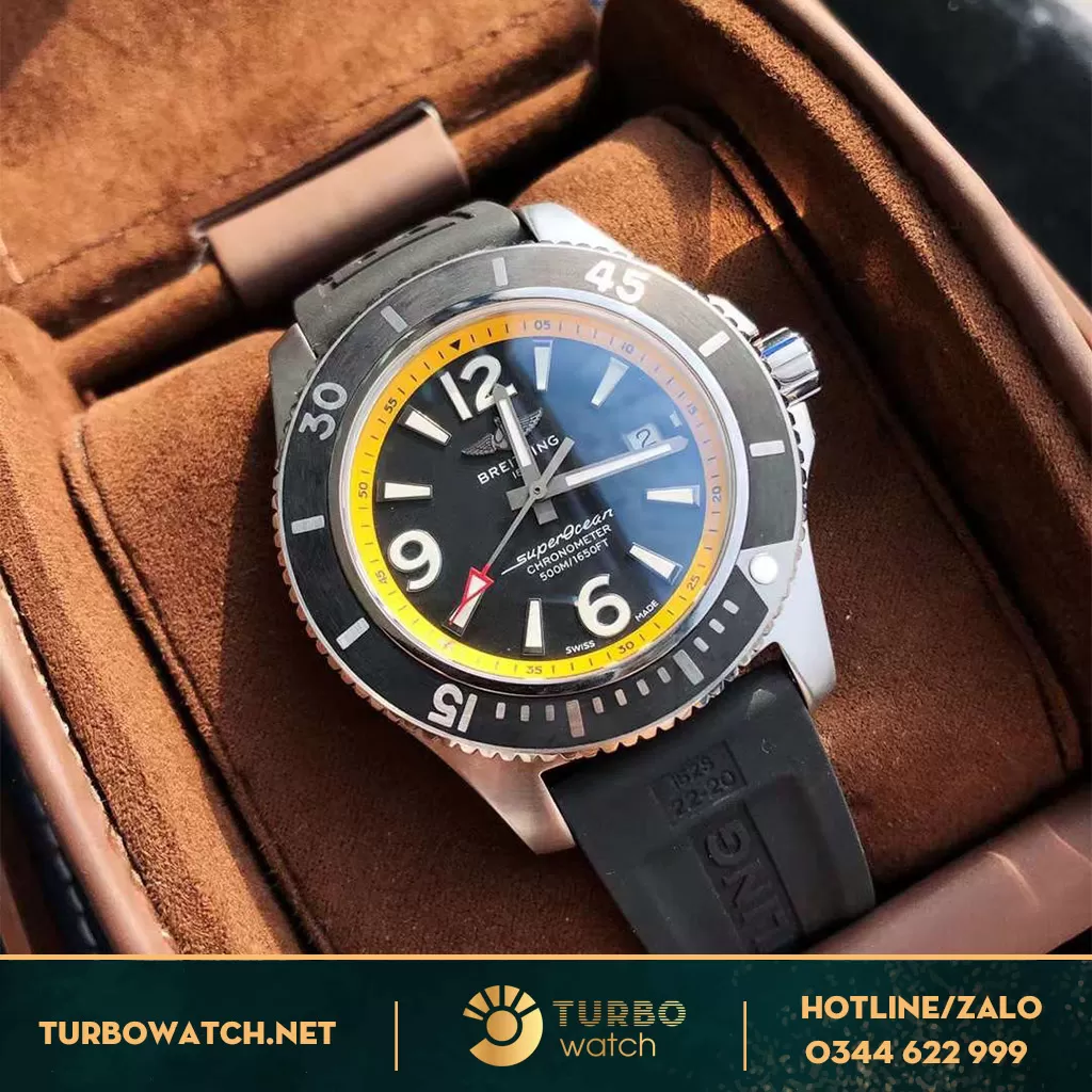 Đồng Hồ Breitling Dây Cao su Replica 
