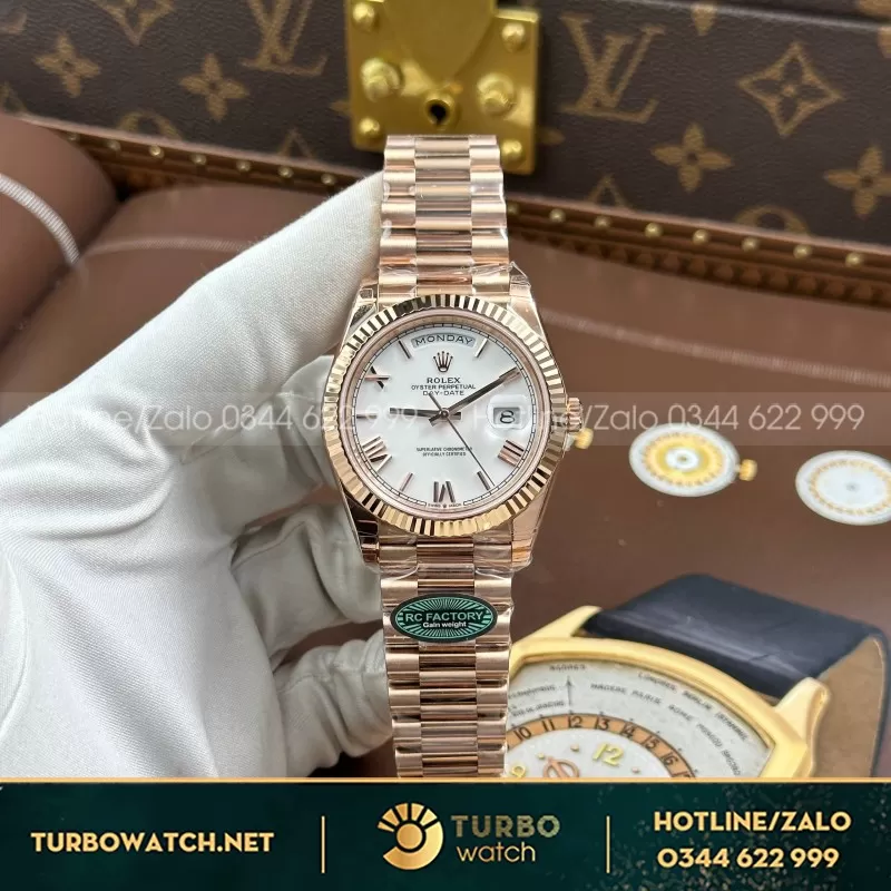 Đồng Hồ BST Rolex Day-Date 40mm phiên bản thép nặng lên tới 210 gram