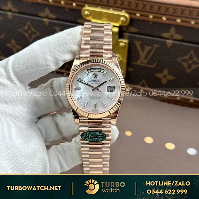 Đồng Hồ BST Rolex Day-Date 40mm phiên bản thép nặng lên tới 210 gram