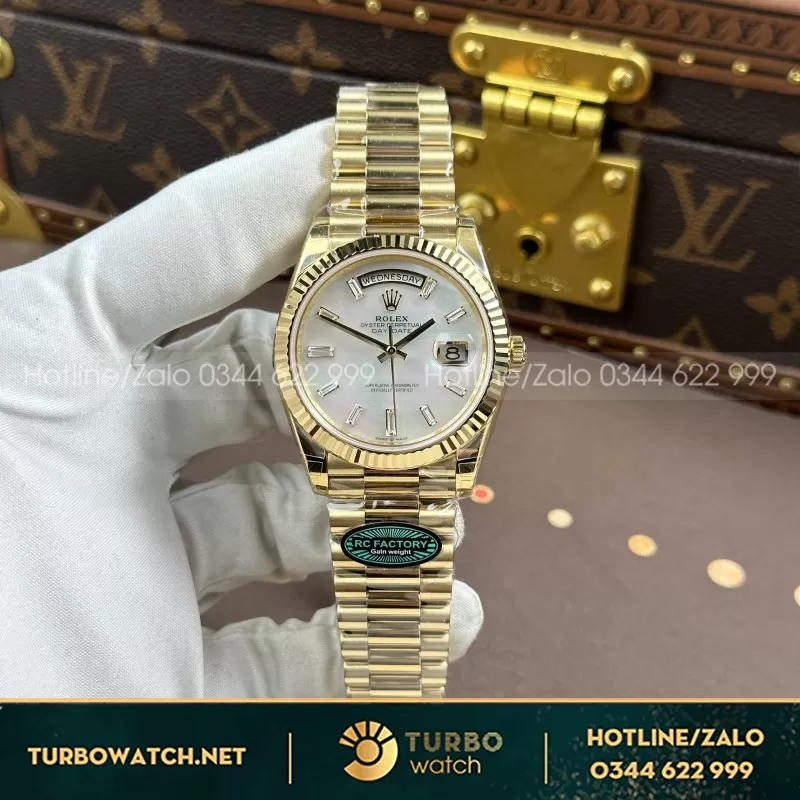 Đồng Hồ BST Rolex Day-Date 40mm phiên bản thép nặng lên tới 210 gram