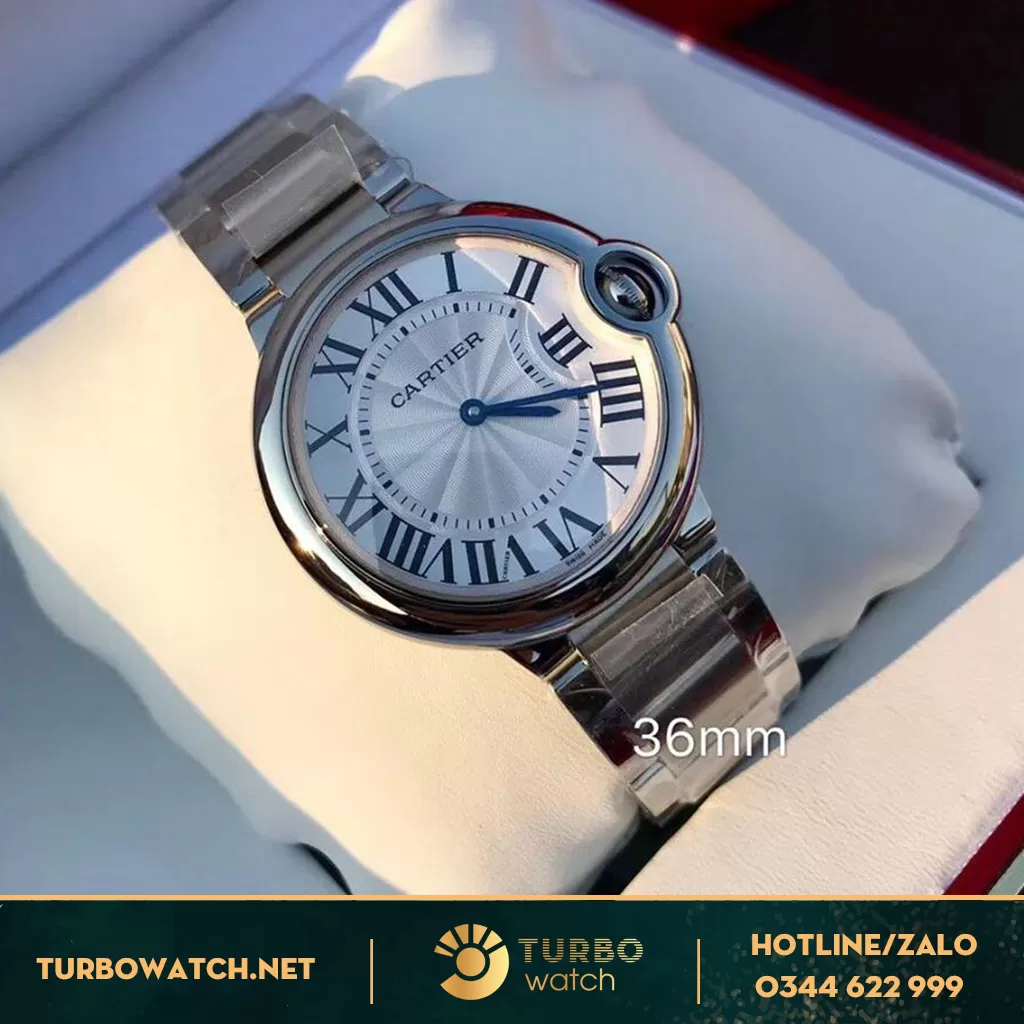 Đồng Hồ Cartier Ballon Bleu 28-33-36MM nữ Replica 