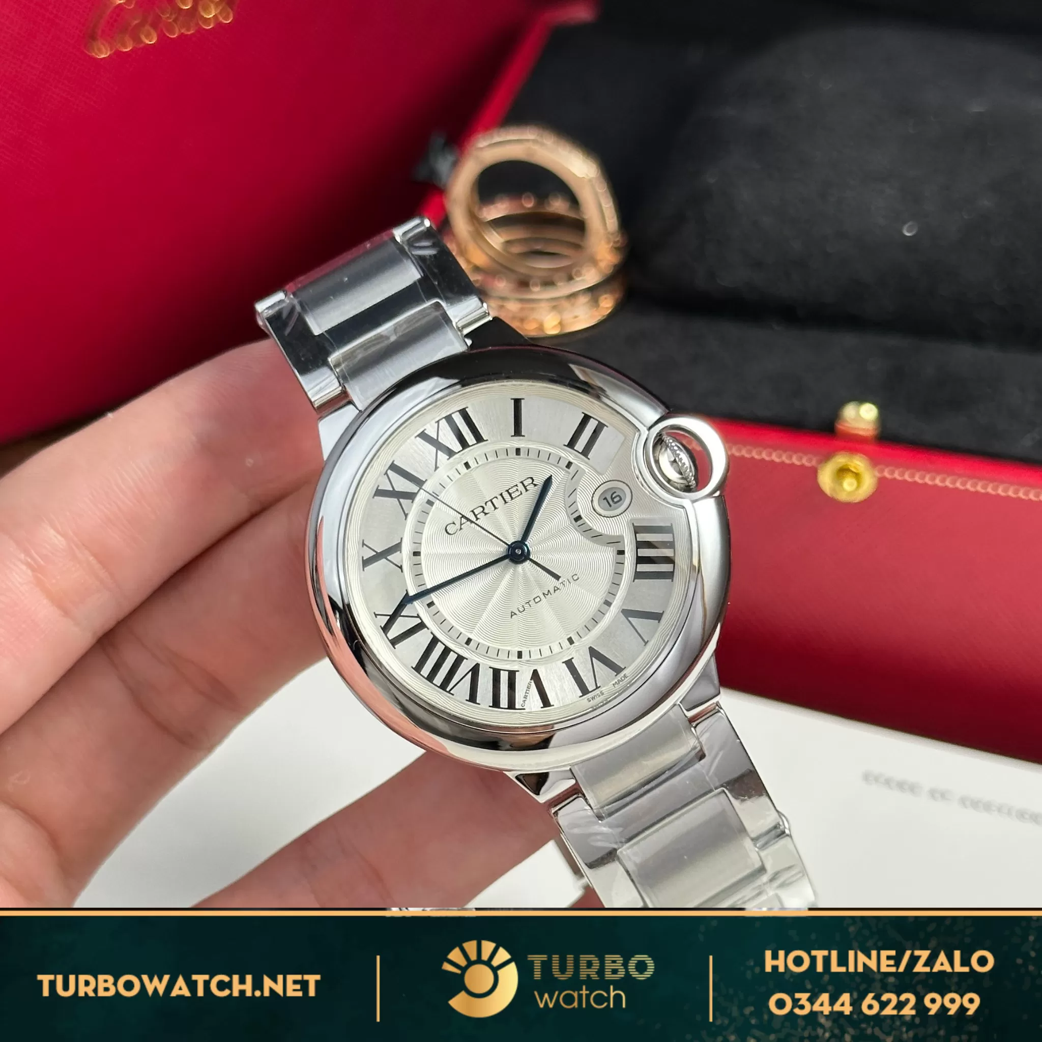 Đồng hồ Cartier Ballon Bleu 42mm replica 