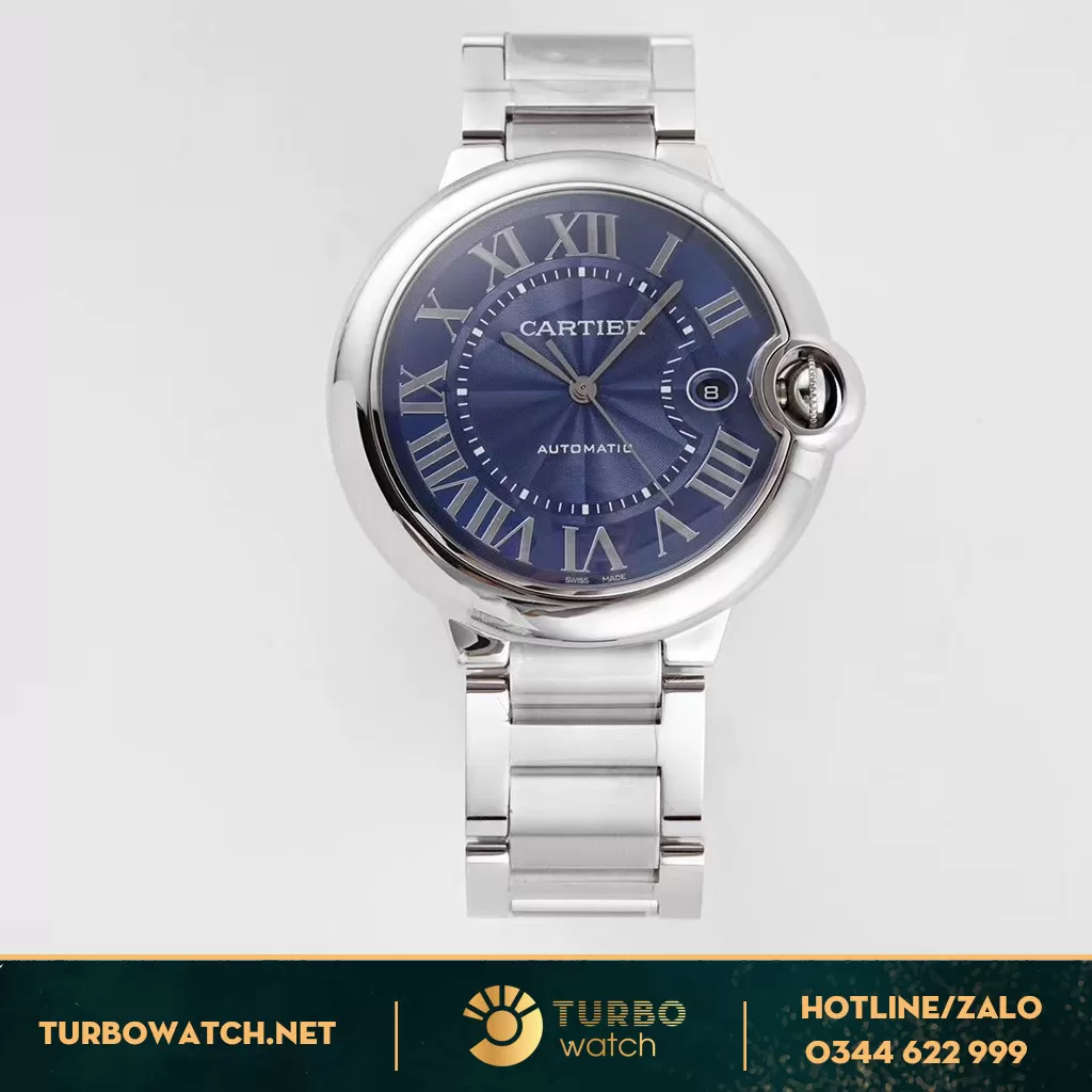 Đồng Hồ Cartier Ballon Bleu De Cartier 42mm Mặt xanh 