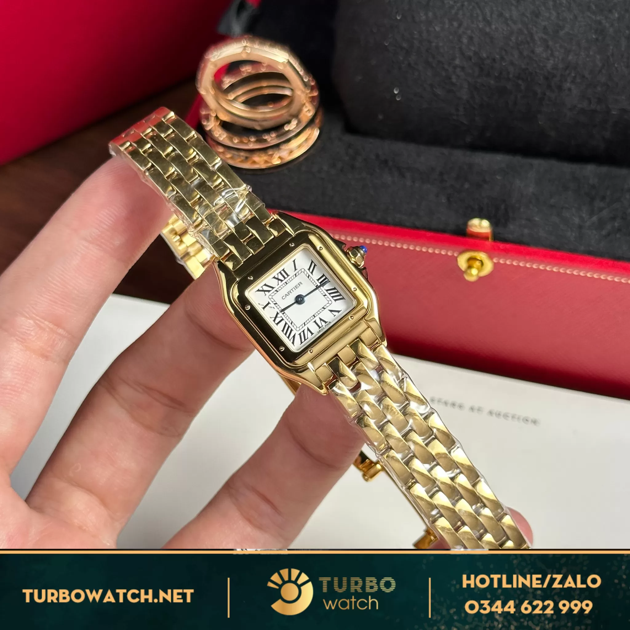 Đồng hồ cartier Panthere de Cartier Yellow gold replica 