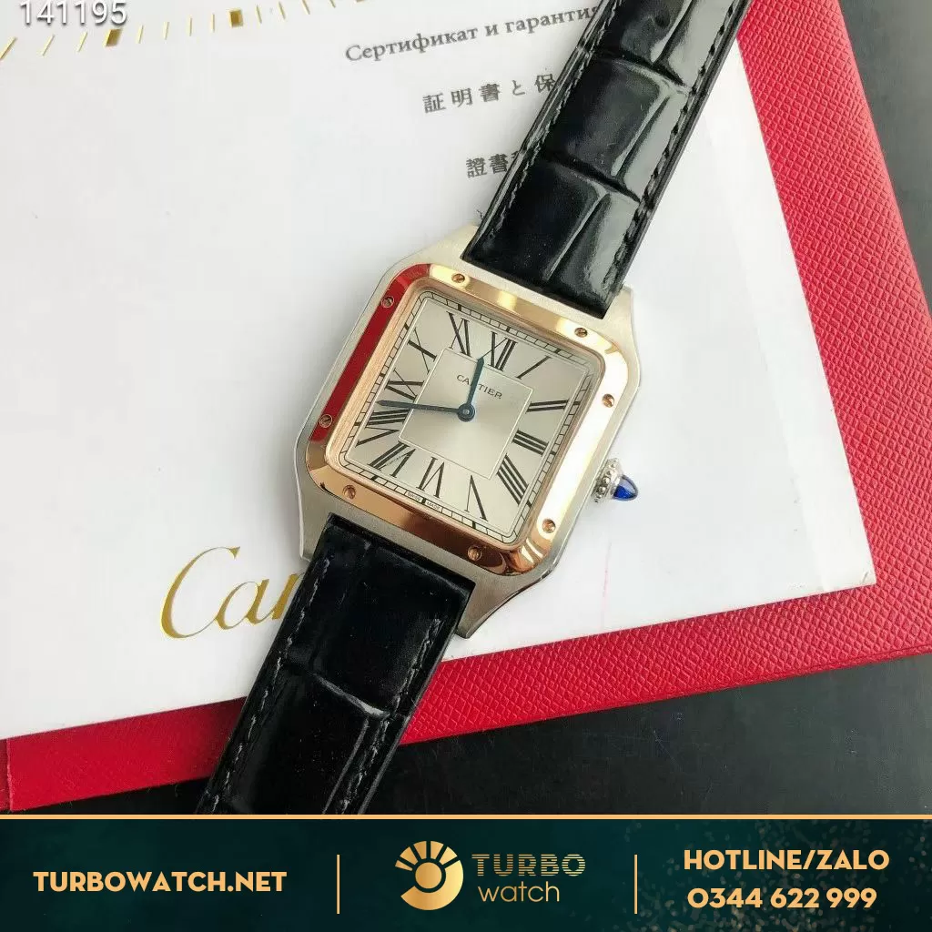Đồng Hồ Cartier Santos de Cartier 46x33 siêu cấp 