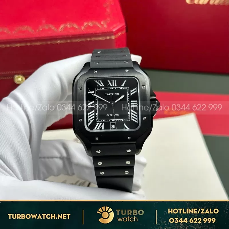 Đồng hồ Cartier Santos de Cartier Black ADLC