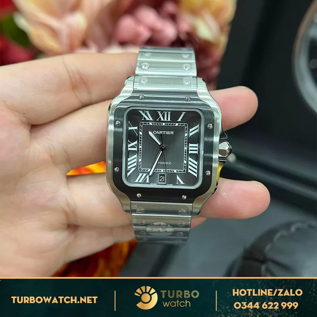 Đồng Hồ Cartier Santos de Cartier Rep 1:1 black