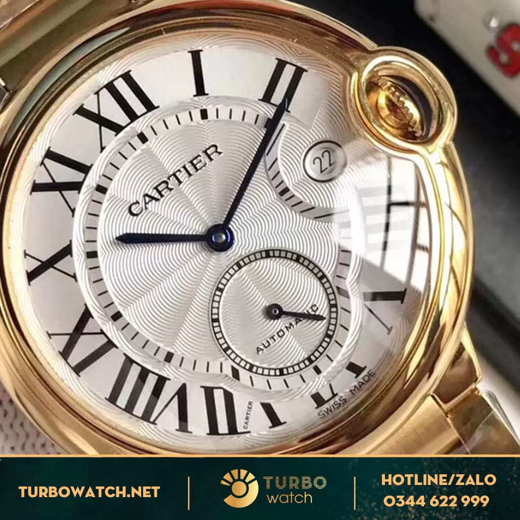đồng hồ CATIER replica 1-1 Ballon Bleu 18k Rose Gold