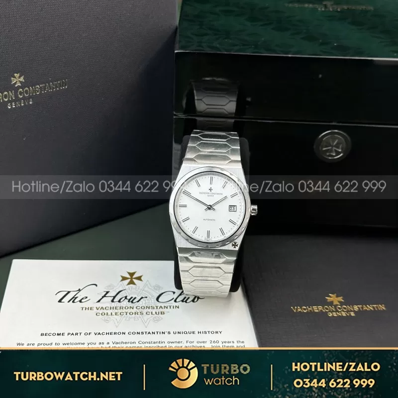 Đồng Hồ Chế Tác Vacheron Constantin Historiques 222 Mặt Trắng Nhà Máy 8F 37mm