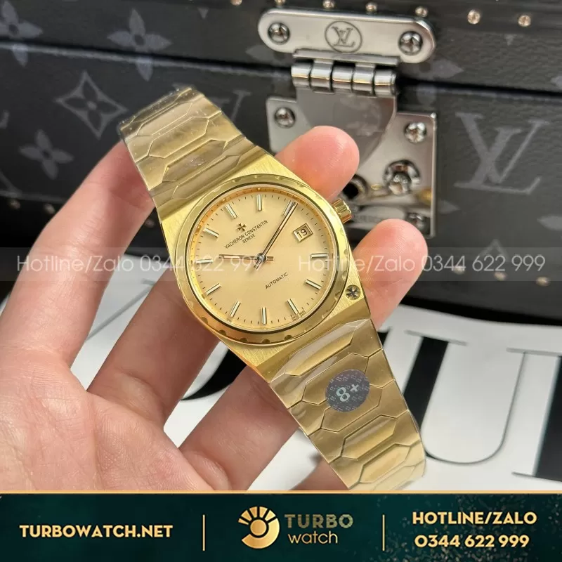 Đồng Hồ Chế Tác Vacheron Constantin Historiques 222 Mặt Vàng Nhà Máy 8F 37mm