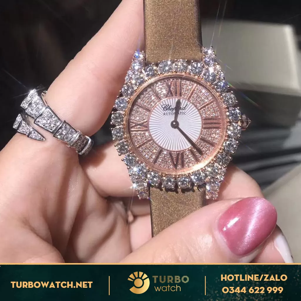 Đồng hồ Chopard Chế Tác Vàng Khối Kim Cương Thiên Nhiên