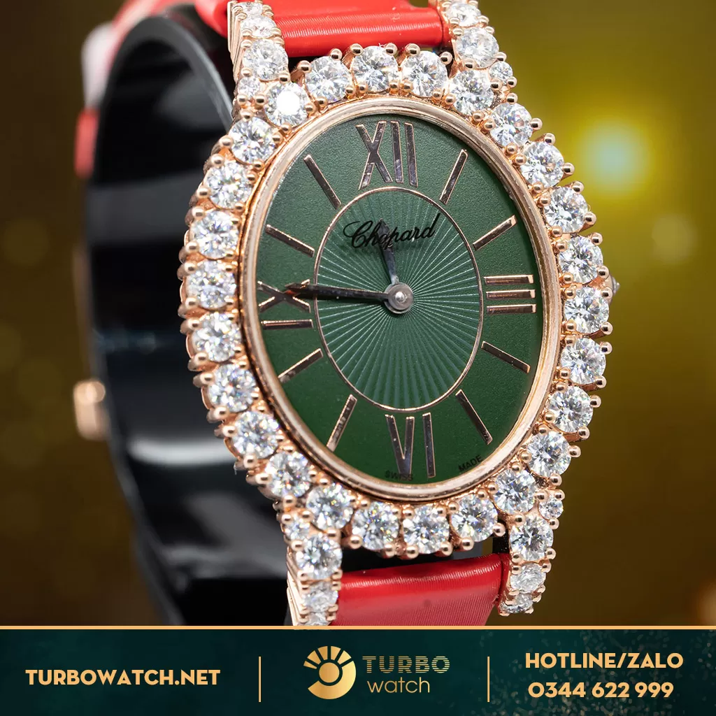 Đồng Hồ Chopard Nữ Vàng 10k Kim Moissanit