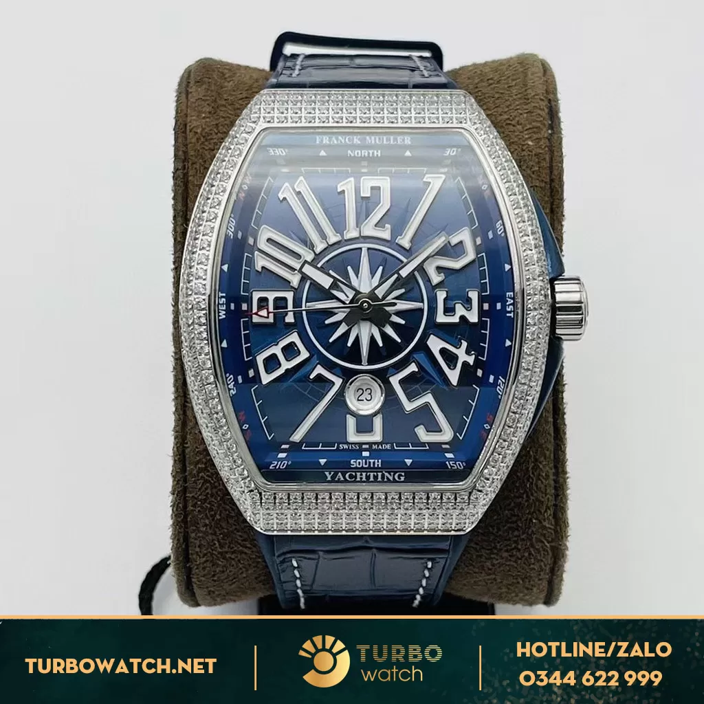 Đông Hồ Franck Muller Supre Fake 1-1 Yachting full diamond