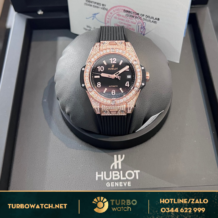 Đồng Hồ Hublot Big Bang Fake One Click King Gold Diamonds