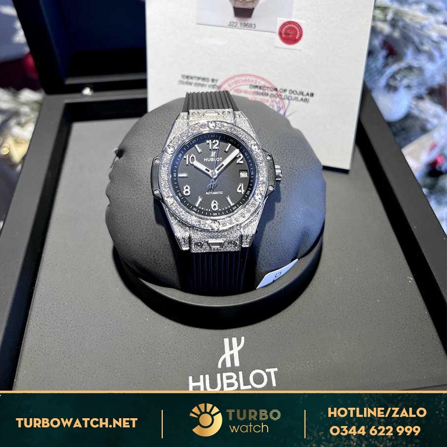Đồng Hồ Hublot Big Bang One Click 39mm Black Diamonds