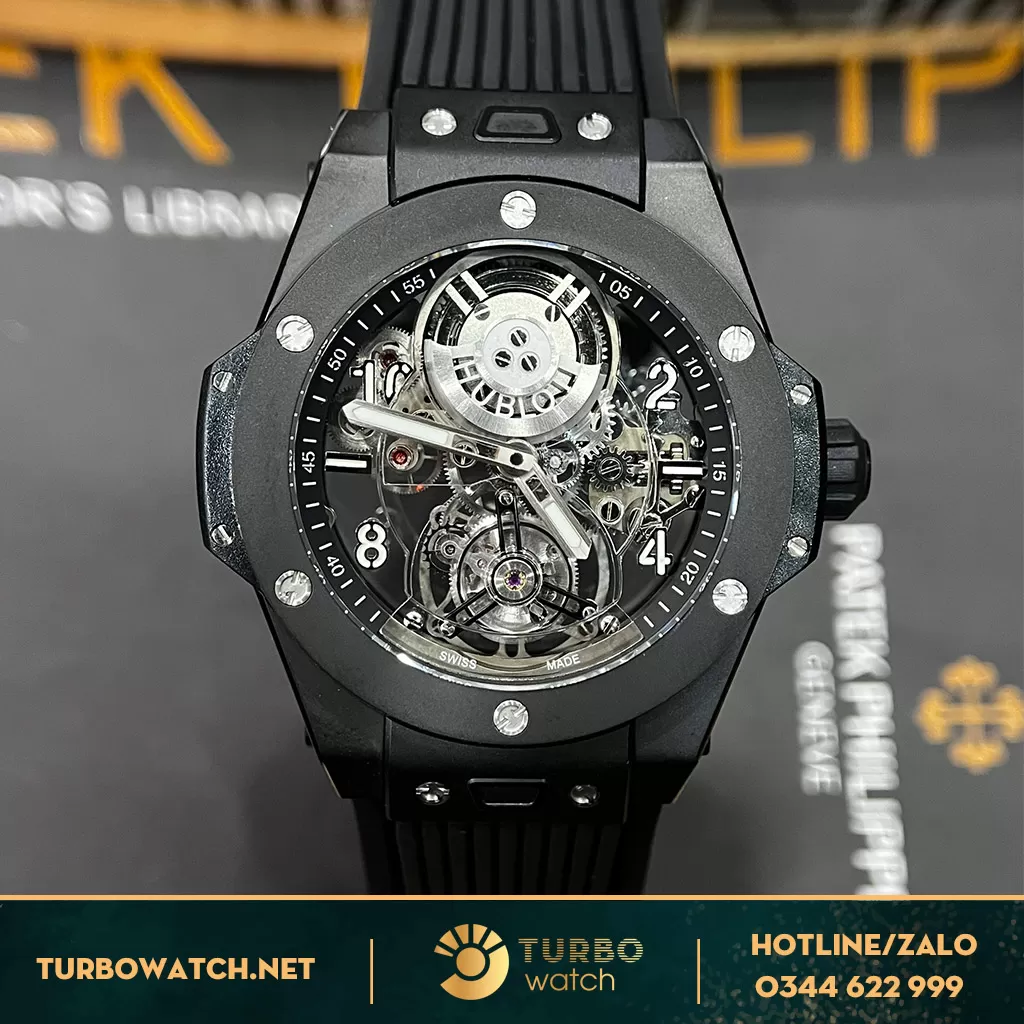 Đồng Hồ Hublot Big Bang Tourbillon Fake Cao Cấp Ceramic