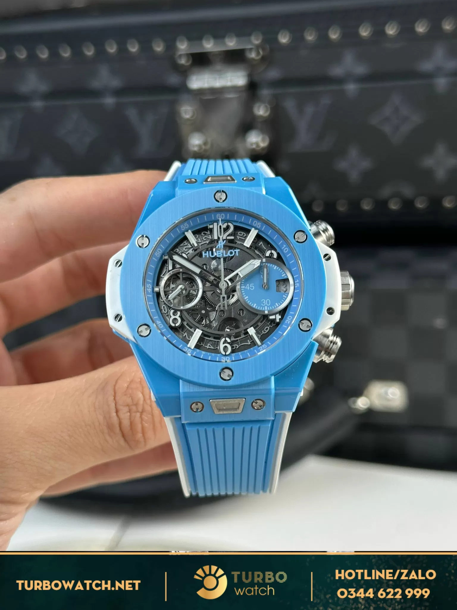 Đồng hồ Hublot Big Bang unico blue sky fake 42mm 