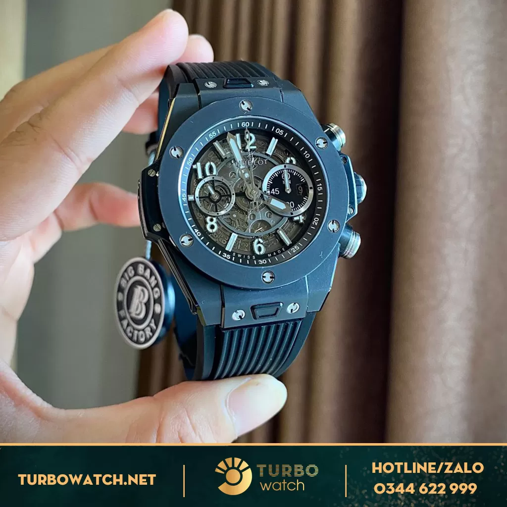 Đồng Hồ Hublot Big Bang Unico Rep 1:1 Ceramic Black 