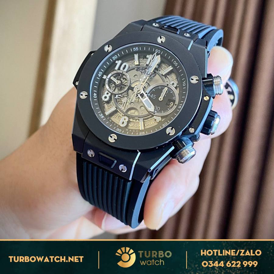 Đồng Hồ Hublot Big Bang Unico Rep 1:1 Ceramic Black