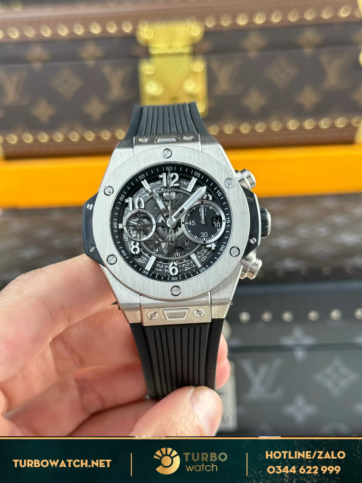 Đồng hồ Hublot Big Bang Unico titanium 42mm replica 