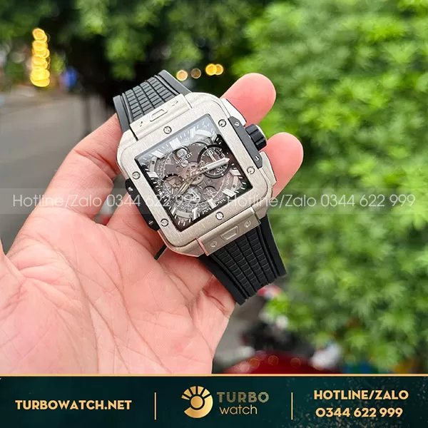 Đồng hồ hublot bigbang square unico titanium