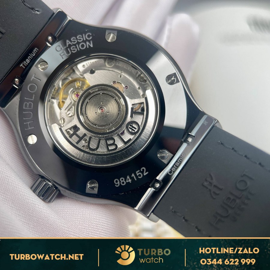 Đồng Hồ Hublot Classic Fusion Ceramic Fake 1-1 Black