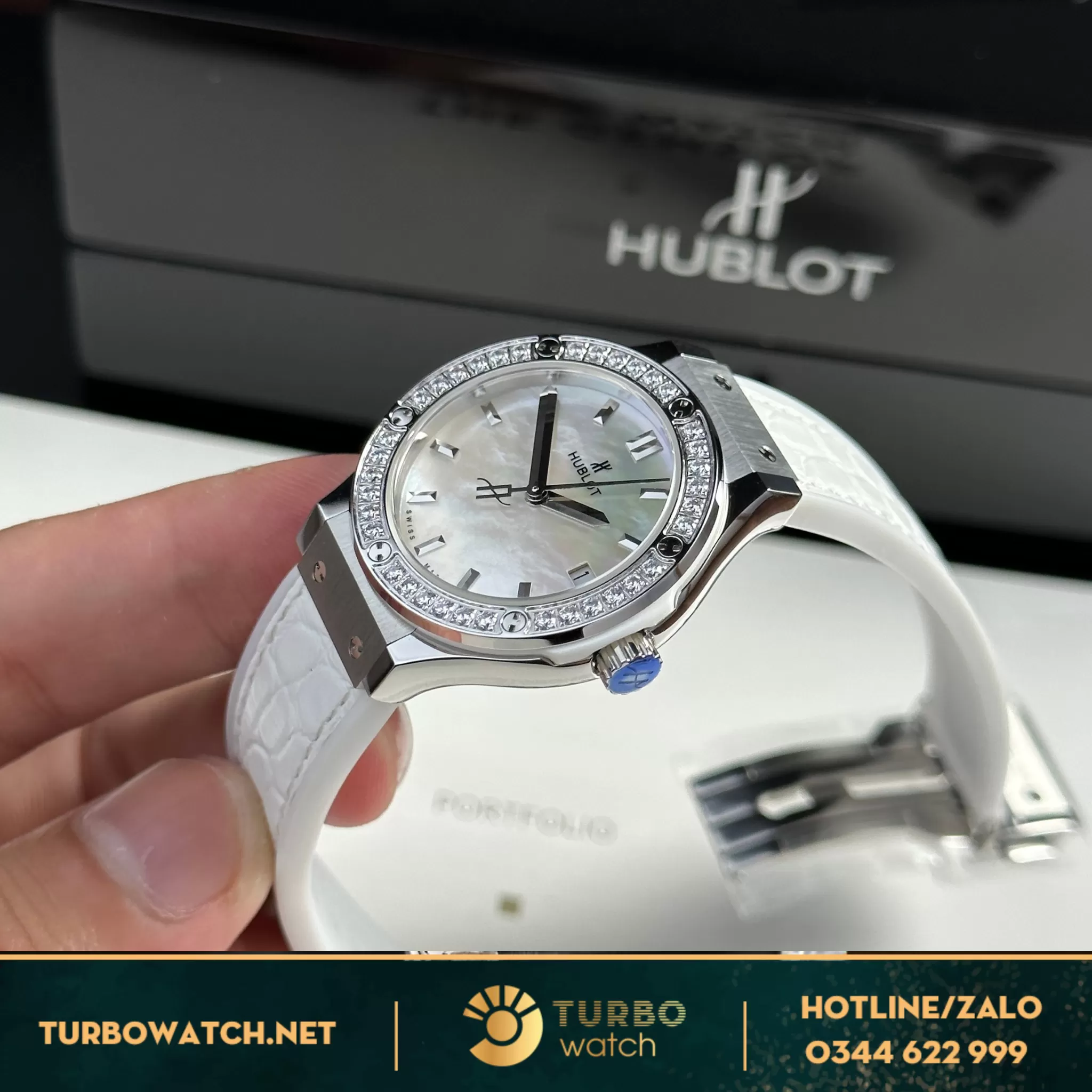 Đồng hồ Hublot Classic Fusion MOP dial replica 