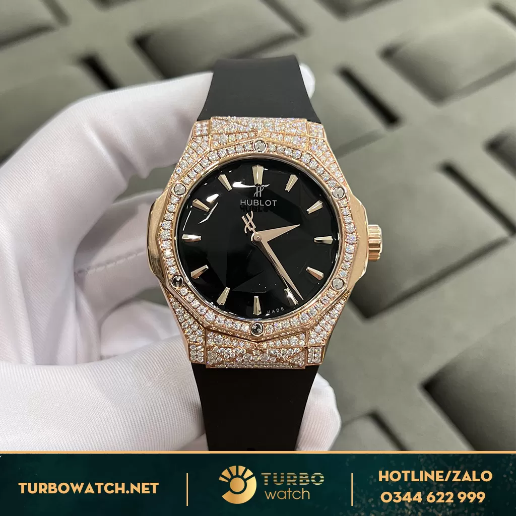 Đồng hồ Hublot Classic Fusion Rep 1:1 Orlinski King Gold Diamonds