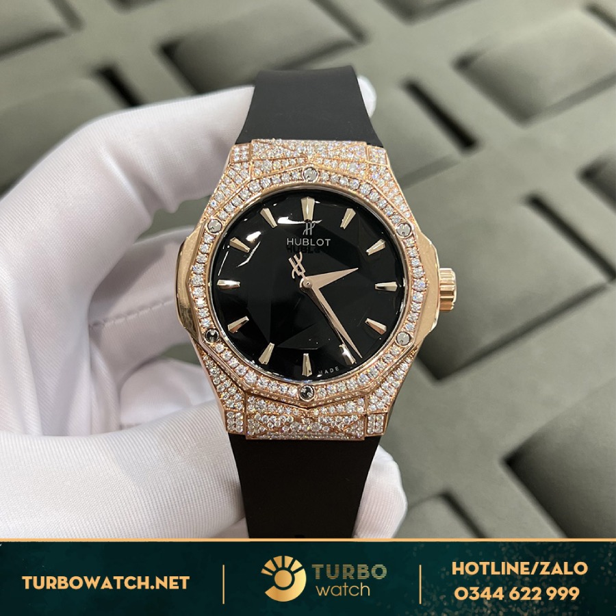 Đồng hồ Hublot Classic Fusion Rep 1:1 Orlinski King Gold Diamonds