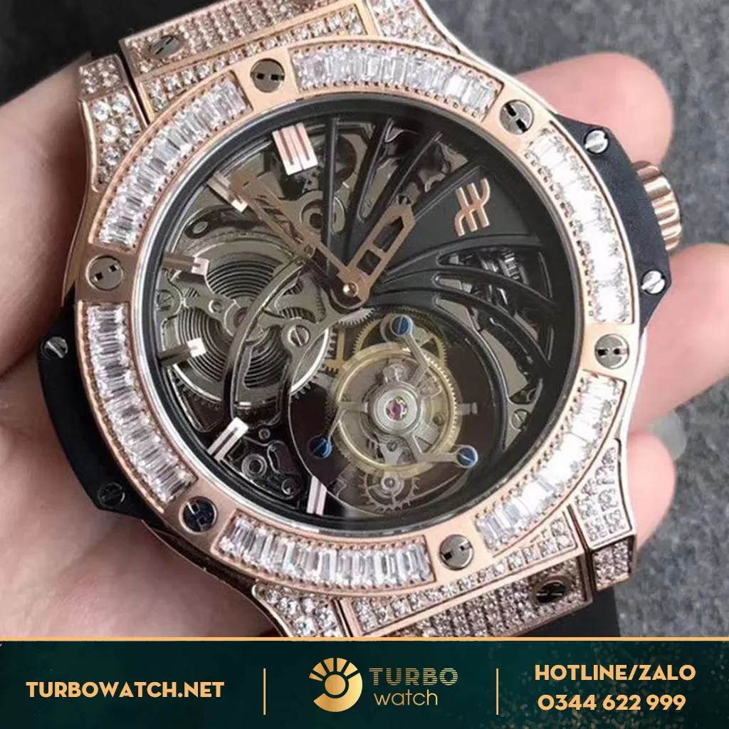 đòng hồ Hublot fake 1-1 bigbang tourbillon