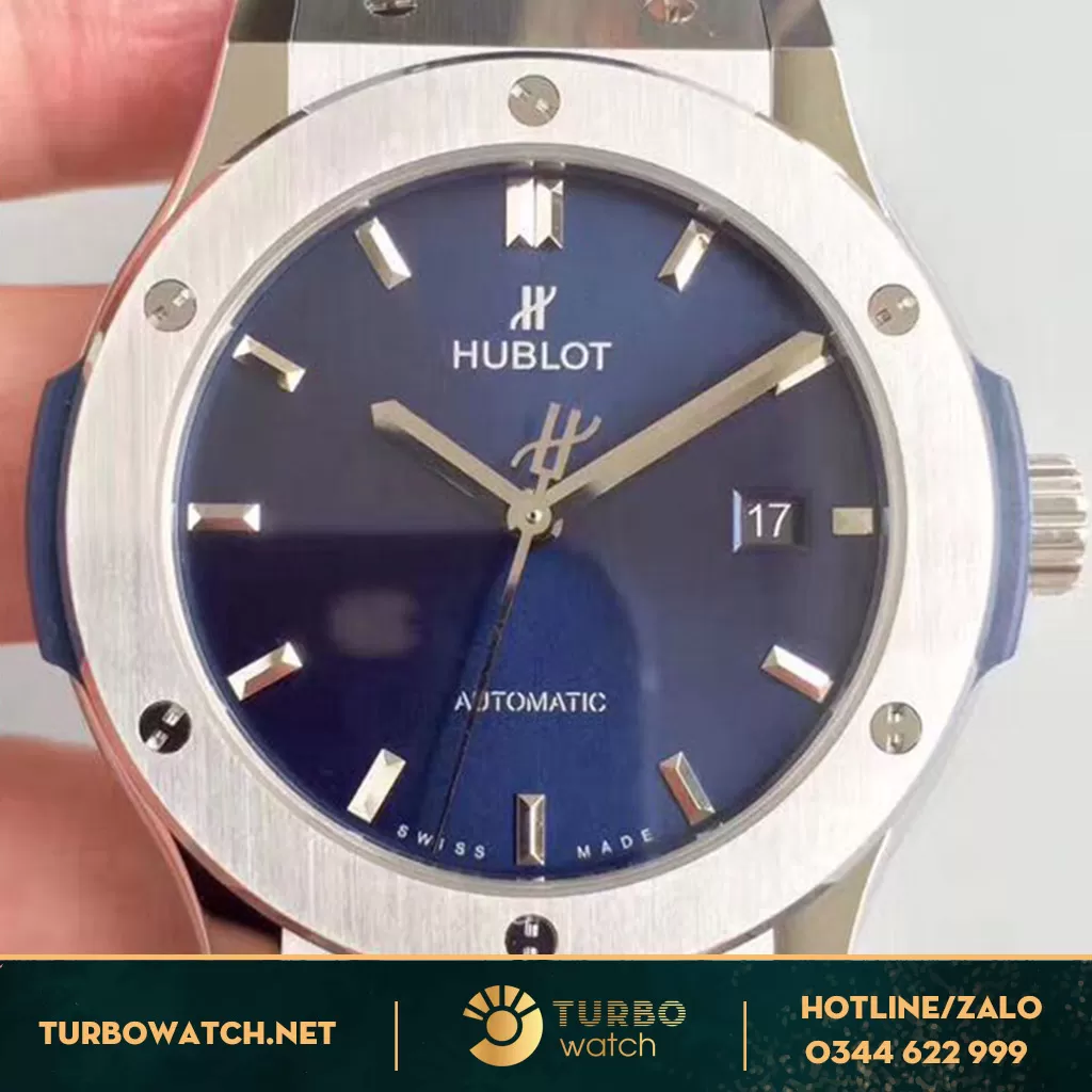 đồng hồ Hublot fake 1-1 Classic Fusion BLUE 