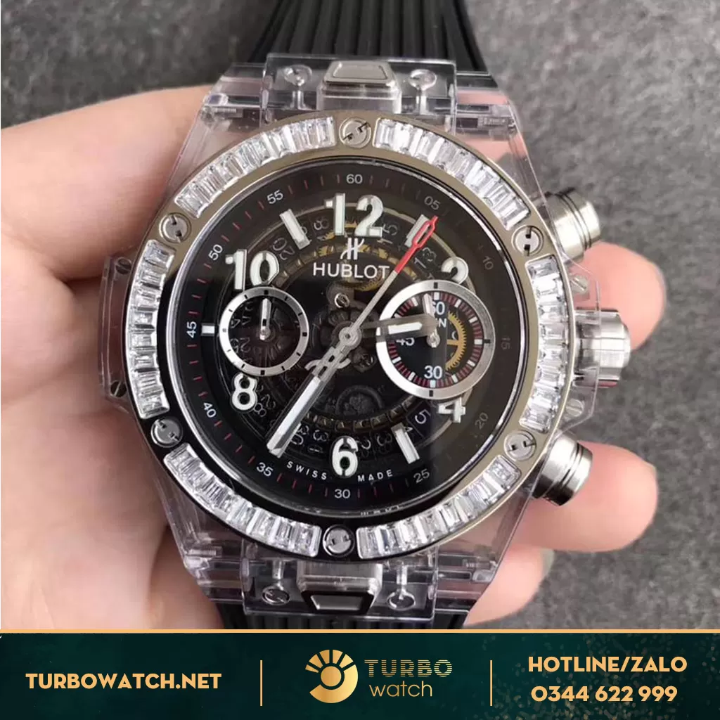 Đồng hồ Hublot fake 1-1 Unico Magic Sapphire 