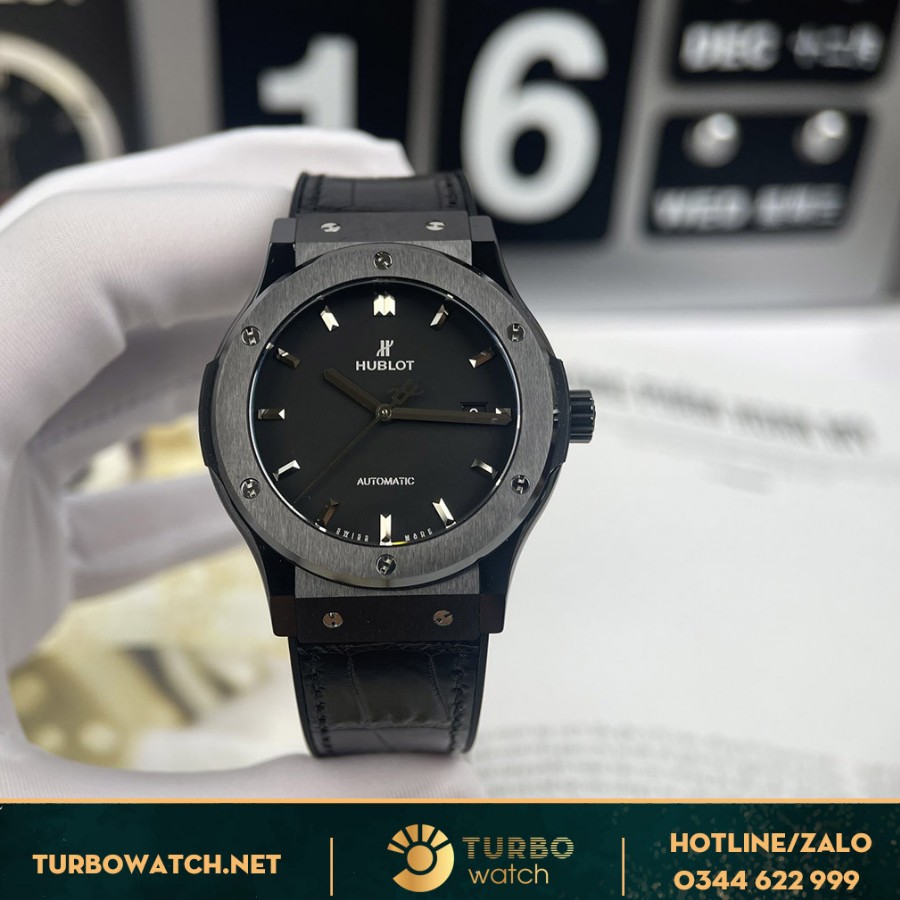 Đồng Hồ Hublot Classic Fusion Ceramic Fake 1-1 Black