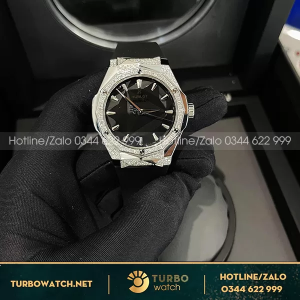 Đồng Hồ Hublot Orlinski Titanium Demi Moissanite Rep 11